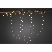 Plug & Shine LED Lichterkette Warmweiß   IP44 3000K    Schwarz