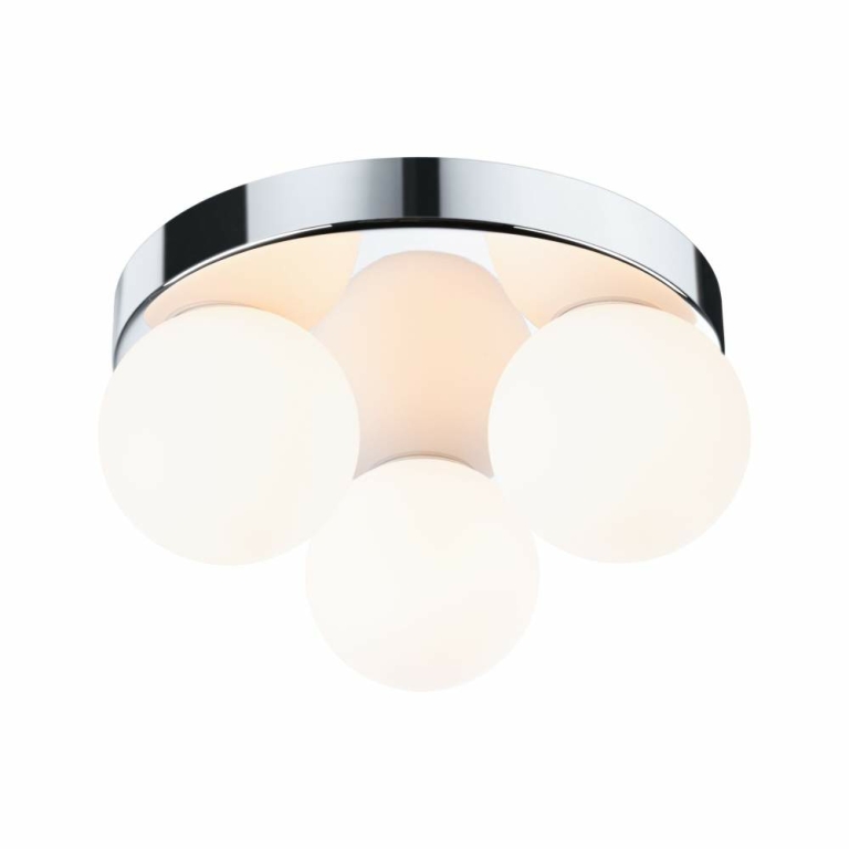 Chrom#Glas 71077 max. Lampen1a 2x20W dimmbar 230V | Wandleuchte IP44 E14 Paulmann Luena