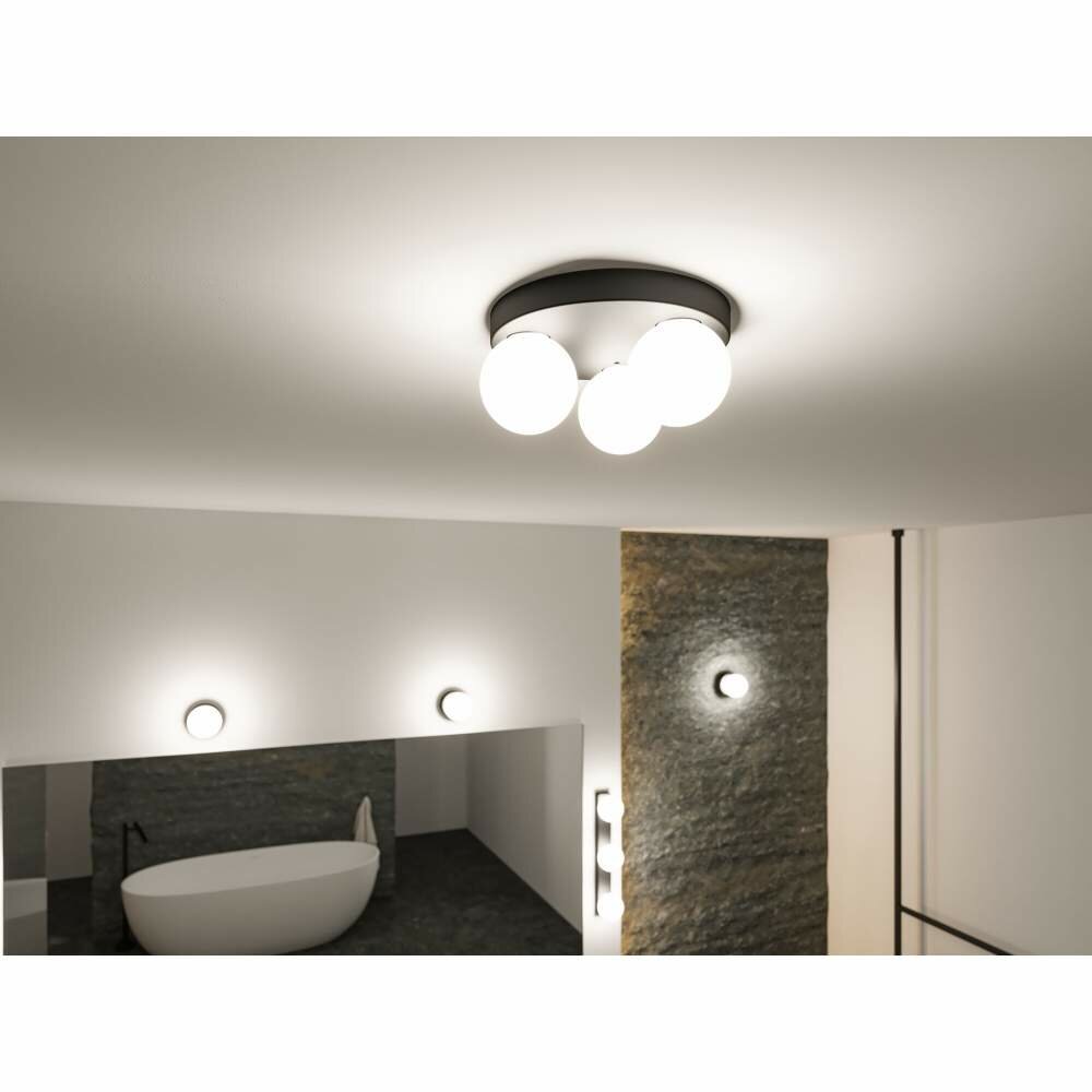 71069 230V Lampen1a IP44 max. 3x20W G9 Gove Deckenleuchte | Bathroom Selection Paulmann