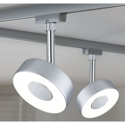 URail LED Schienenspot Circle mit 3-Step-Dim 5W 180lm 4000K dimmbar 230V chrom matt (LED fest verbaut)