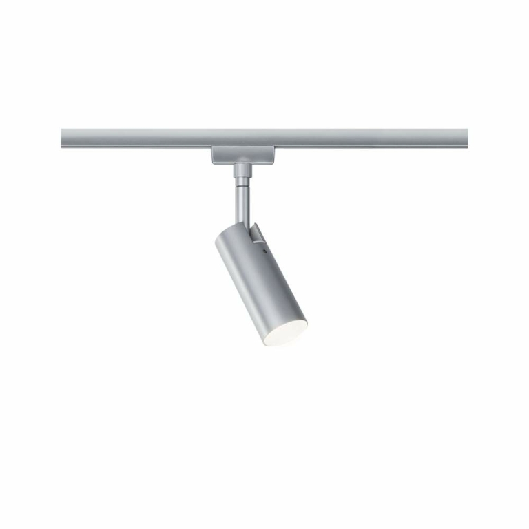 Paulmann URail LED Schienenspot Tubo mit 3-Step-Dim 4W 170lm 4000K dimmbar 230V chrom matt (LED fest verbaut)