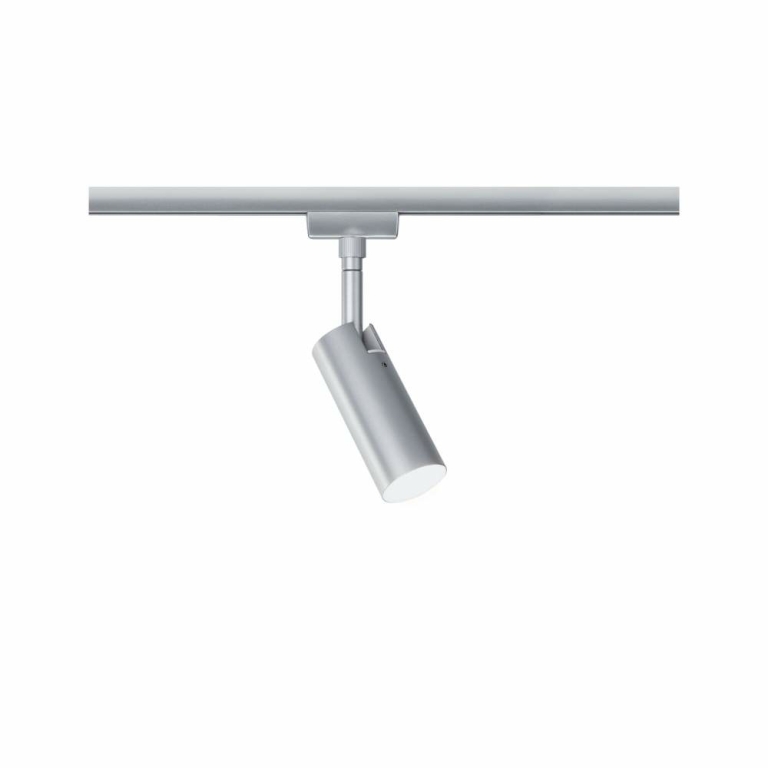 Paulmann URail LED Schienenspot Tubo mit 3-Step-Dim 4W 170lm 4000K dimmbar 230V chrom matt (LED fest verbaut)