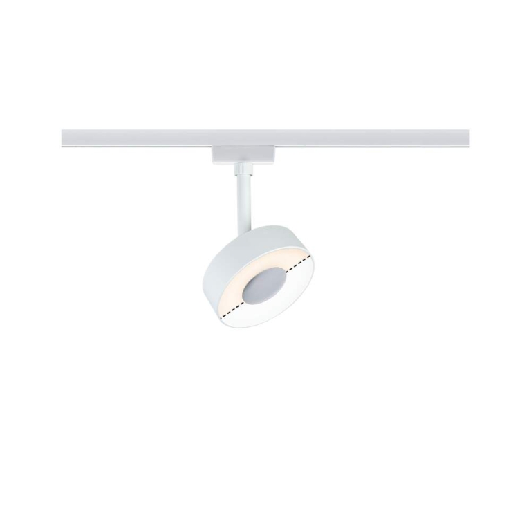 Paulmann URail LED Schienenspot Circle mit White-Switch 5W 210lm 230V weiß (LED fest verbaut)