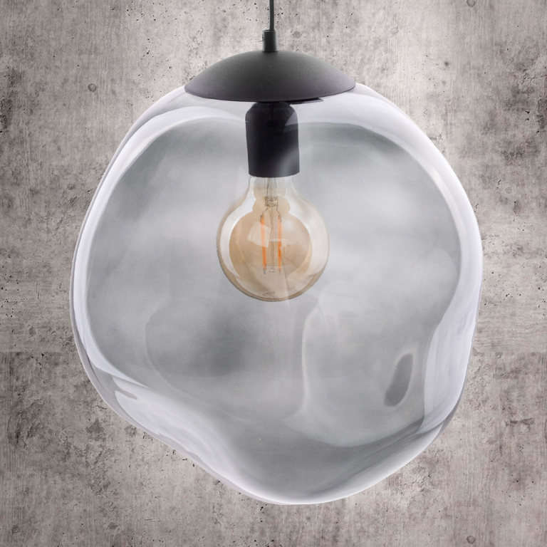 famlights famlights | Pendelleuchte Adriano in Schwarz E27