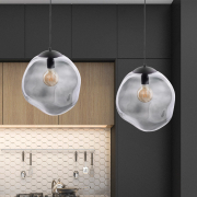 famlights | Pendelleuchte Adriano in Schwarz E27