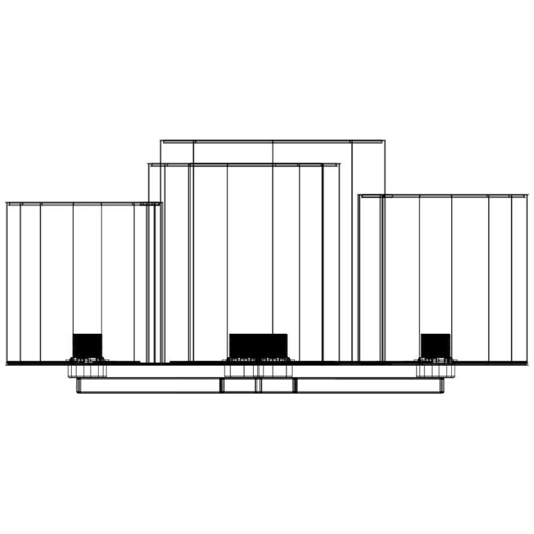 famlights famlights | Deckenleuchte Alessia in Braun E27 4-flammig