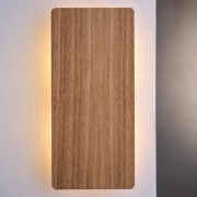 famlights | Wandleuchte Clara in Braun G9 2-flammig eckig
