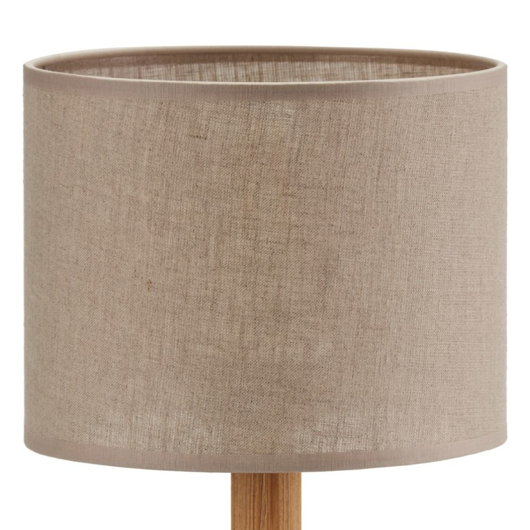 famlights famlights | Tischleuchte Jana in Beige und Schwarz E27