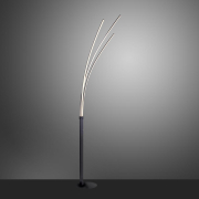 famlights | LED Stehleuchte Leandra in Schwarz 3x 6,2W 2199lm