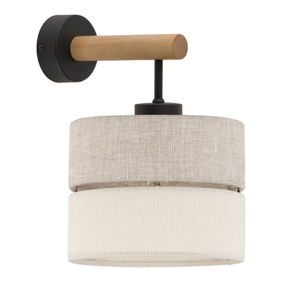 famlights famlights | Wandleuchte Amal in Beige E27