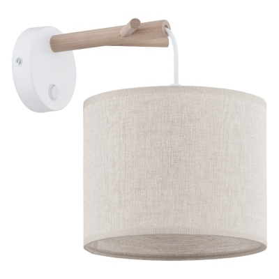 famlights famlights | Wandleuchte Christiano in Beige E27