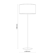 famlights | Stehleuchte Eliano in Braun E27