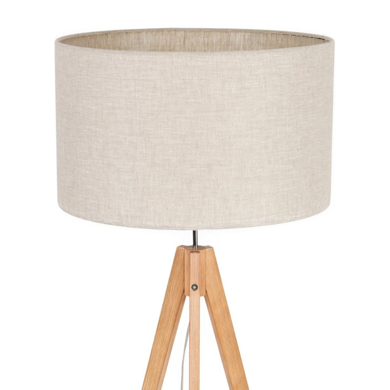 famlights famlights | Stehleuchte Henrieke in Beige E27