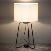 famlights | Tischleuchte Liliana in Weiß E27