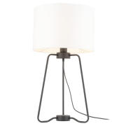 famlights | Tischleuchte Liliana in Weiß E27