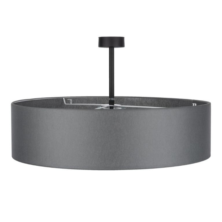 famlights famlights | Deckenleuchte Melinda in Grau E27 4-flammig 600mm