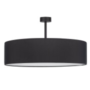 famlights | Deckenleuchte Melinda in Schwarz E27 4-flammig 600mm
