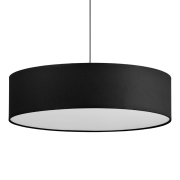 famlights | Pendelleuchte Melinda in Schwarz E27 3-flammig