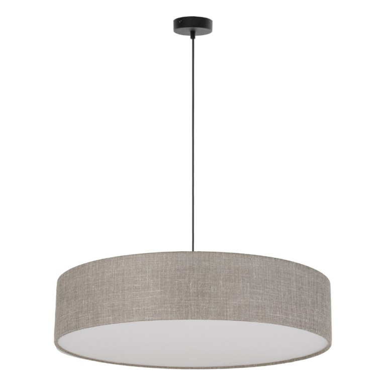 famlights famlights | Pendelleuchte Melinda in Beige E27 3-flammig