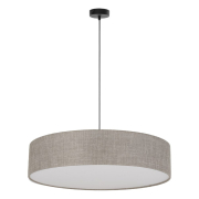 famlights | Pendelleuchte Melinda in Beige E27 3-flammig