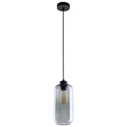 famlights | Pendelleuchte Marieke in Grau E27 1-flammig