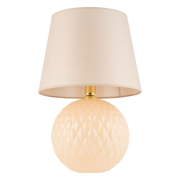 famlights | Tischleuchte Elina in Beige E27