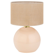 famlights | Tischleuchte Emilian in Beige E27