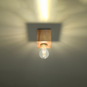 famlights | Deckenleuchte Aimo in Natur-hell E27