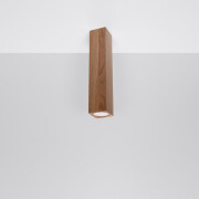 famlights | Deckenspot Kale in Eiche GU10 300mm