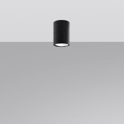 famlights | Deckenspot Lale in Schwarz GU10 100mm
