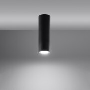 famlights | Deckenspot Lale in Schwarz GU10 200mm