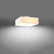 famlights | Deckenleuchte Lis in Weiß E27 5-flammig 450x450mm