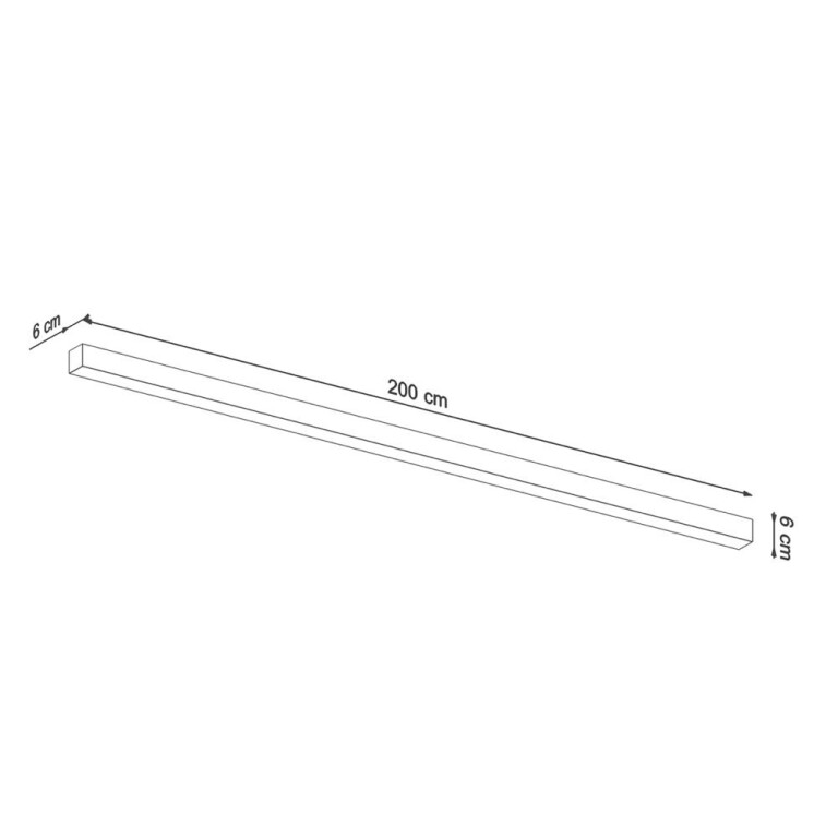 famlights famlights | LED Deckenleuchte Per in Grau 50W 6500lm 4000K