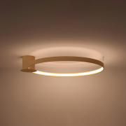 famlights | LED Deckenleuchte Ria in Gold 50W 5520lm 3000K