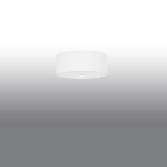 famlights famlights | Deckenleuchte Sole in Weiß E27 3-flammig 300mm