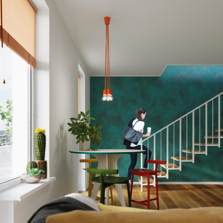 famlights famlights | Pendelleuchte Dani in Orange E27 3-flammig