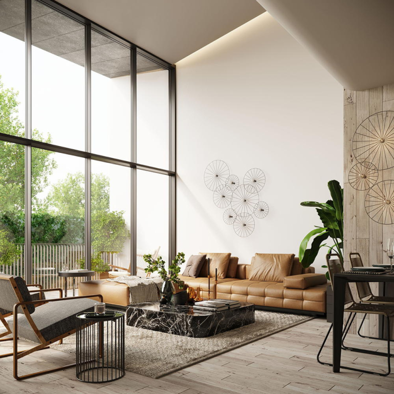 famlights famlights | Wand- und Deckenleuchte Shirin in Schwarz E27 300mm