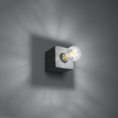 famlights famlights | Wandleuchte Aimo in Grau E27