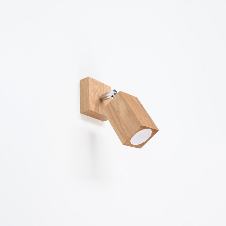 famlights famlights | Wandleuchte Kale in Eiche GU10