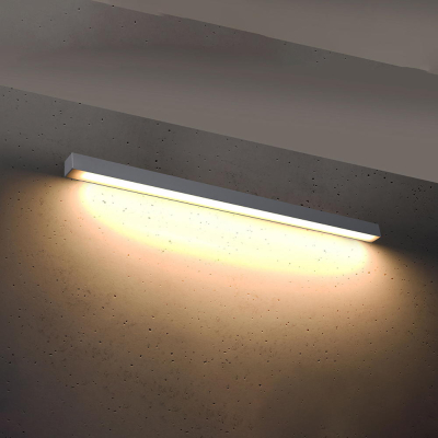 famlights famlights | LED Wandleuchte Per in Grau 31W 3640lm 3000K