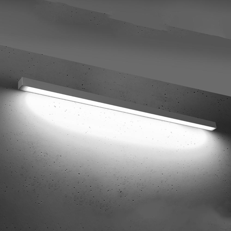 famlights famlights | LED Wandleuchte Per in Grau 39W 4940lm 4000K