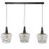 famlights | Pendelleuchte Raik in Kupfer-antik E27 3-flammig