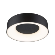 LED Deckenleuchte Casca  IP44  White Switch 1500lm 230V 16W  Schwarz matt