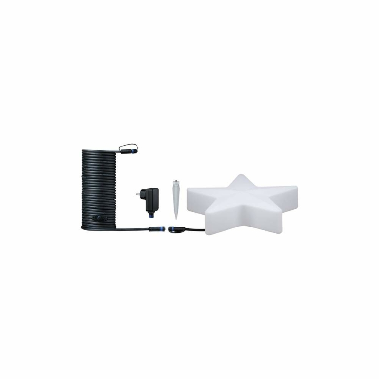 Paulmann Plug & Shine Bundle LED Lichtobjekt Star inkl. 10m-Kabel und Trafo