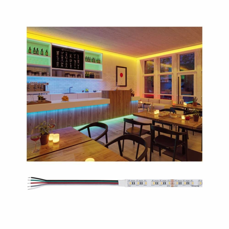 Paulmann Pro LED Strip Silver P75 RGBW 830 5m 121W 700lm/m 84LEDs/m