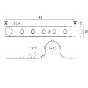 Pro LED Strip Silver P75 865 5m   23W 750lm/m 96LEDs/m 6500K