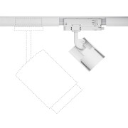 ProRail3 LED Schienenspot Kratos weiß 50° 3100lm 25W 4000K (LED fest verbaut)