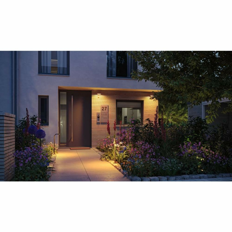 Paulmann LED Außenwandleuchte Zenera  insektenfreundlich und seewasserresistent IP44  150x194mm 2200 - 3000K 10W 700lm 230V  Anthrazit Metall