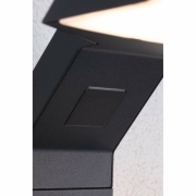 LED Außenwandleuchte Zenera  insektenfreundlich und seewasserresistent IP44  150x194mm 2200 - 3000K 10W 700lm 230V  Anthrazit Metall