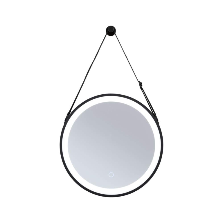 Paulmann LED Leuchtspiegel Miro  IP44  Tunable White 200lm 230V 7,5W  Spiegel#Schwarz matt